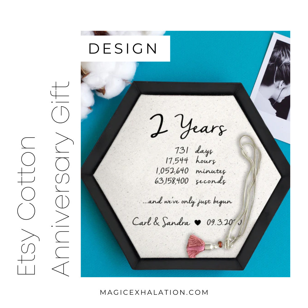 Top 5+ Unique Etsy Cotton Anniversary Gift for Her Magic Exhalation