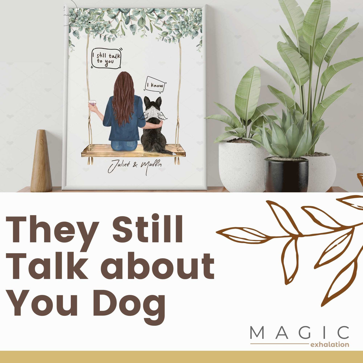They Still Talk about You Dog Angel Wings Gifts Ideas 09/2025 Magic
