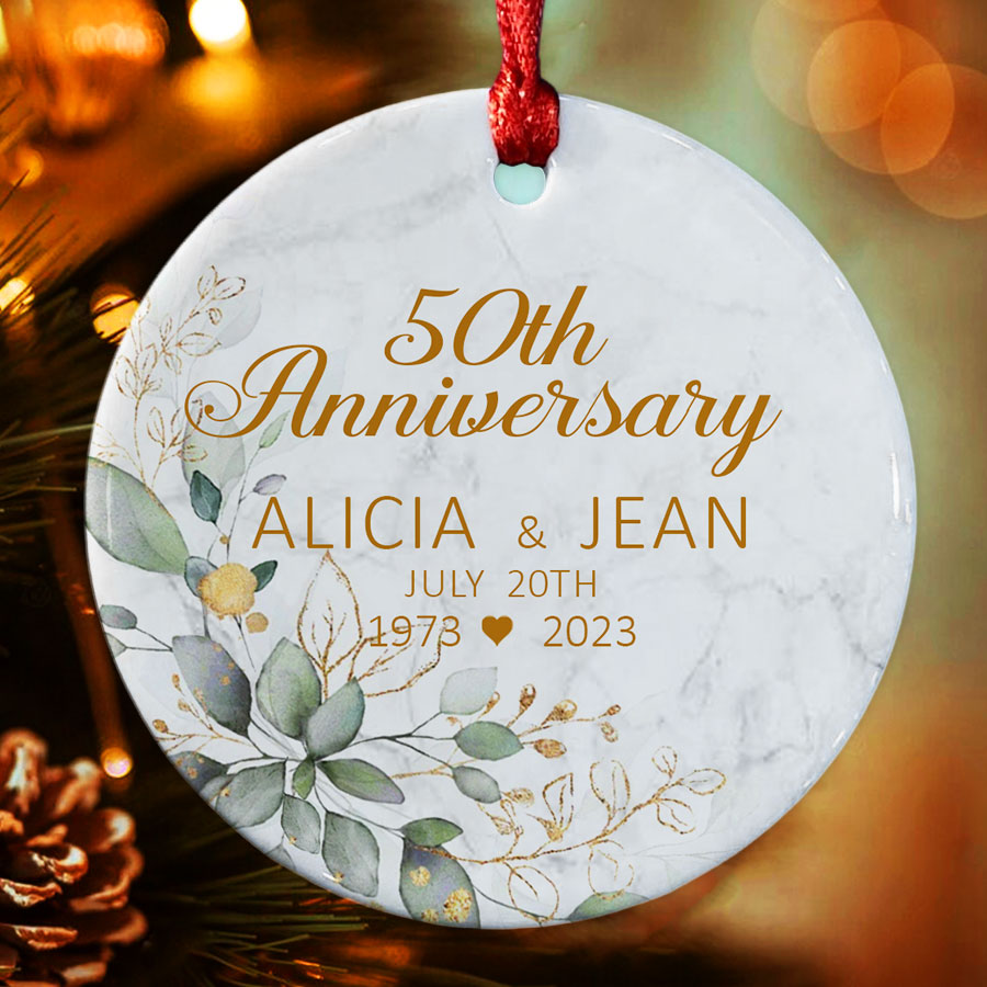 50Th Anniversary Ornaments 50Th Wedding Anniversary Ornament