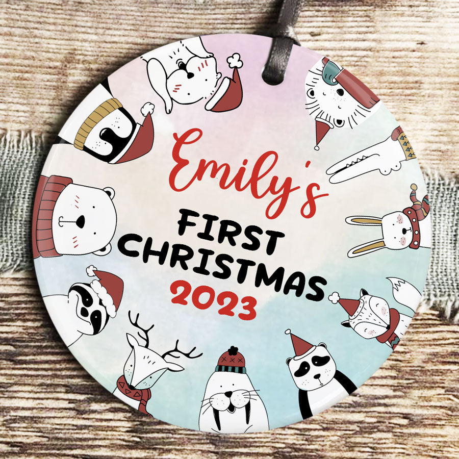 Babys First Christmas Ornaments Baby’S First Christmas Picture