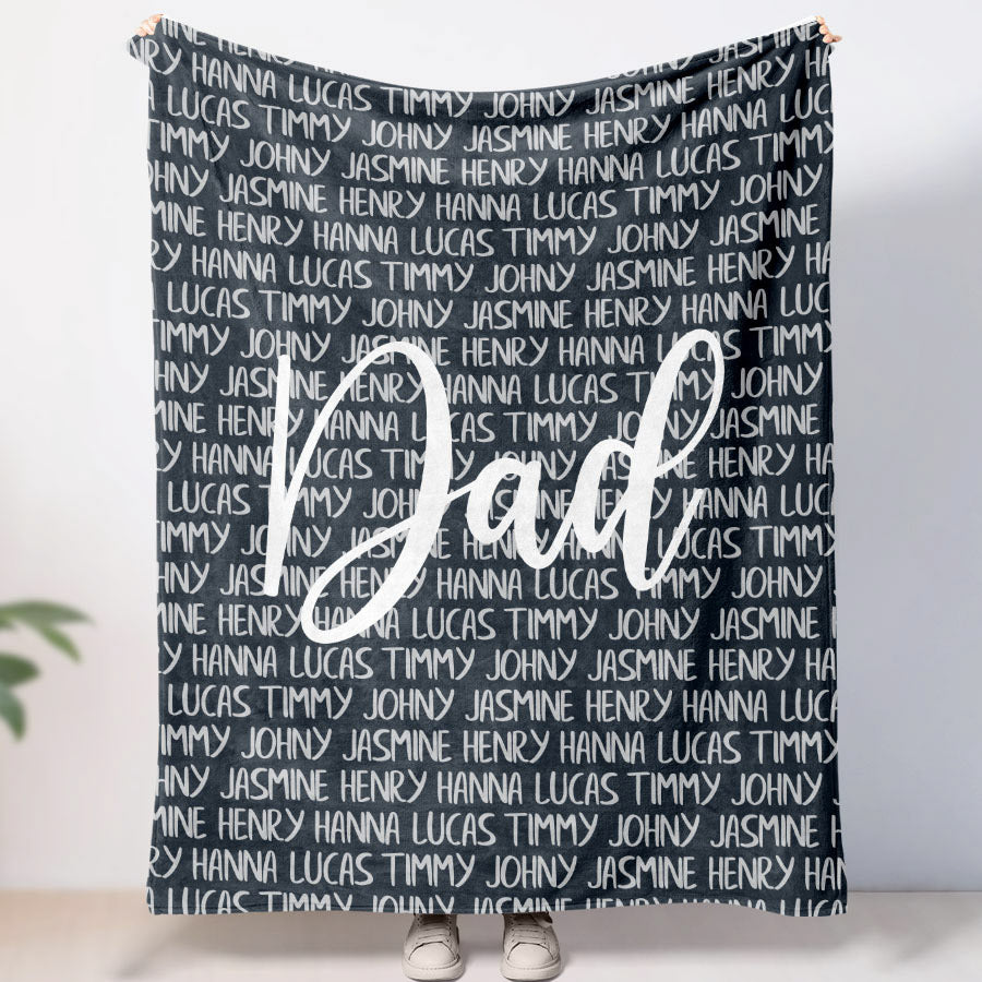 Dad Blankets Personalized Blanket For Father’S Day Custom Blankets