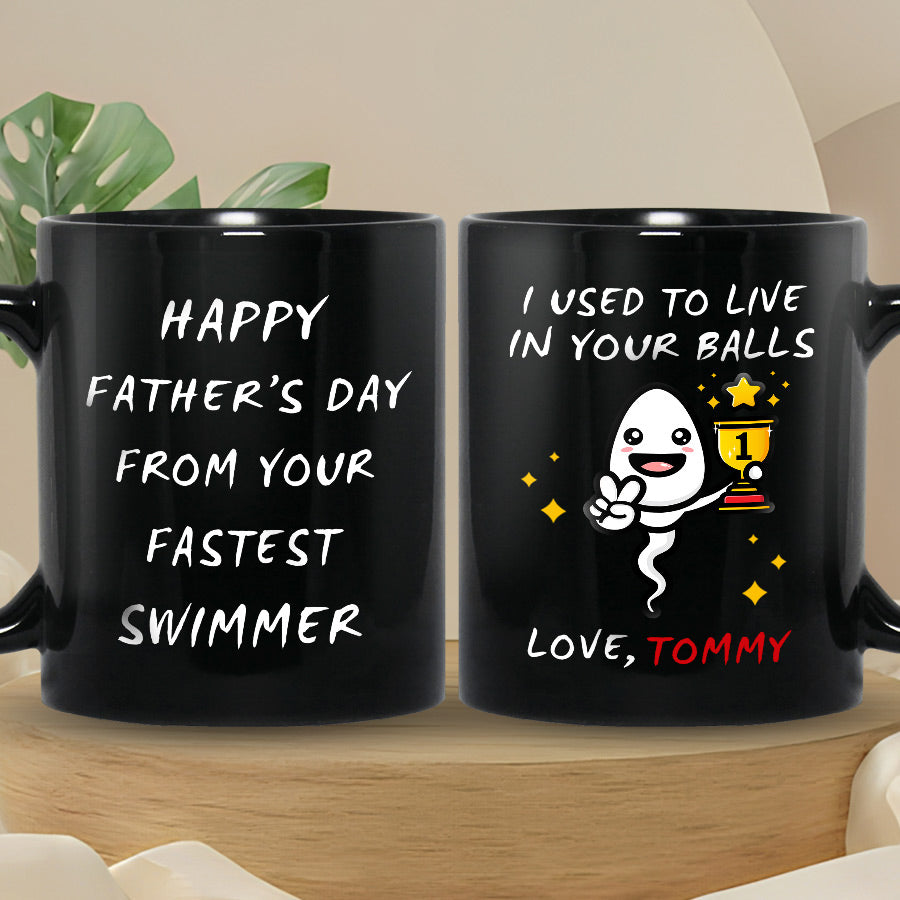 Funny Mugs For Dad Fathers Day Personalized Mugs I Used To Live In
