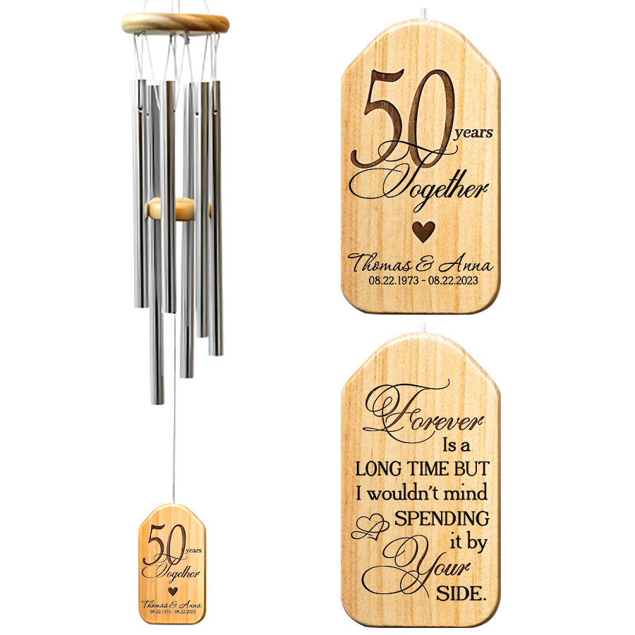Gifts For Parents 50Th Wedding Anniversary Personalized Wind Chimes