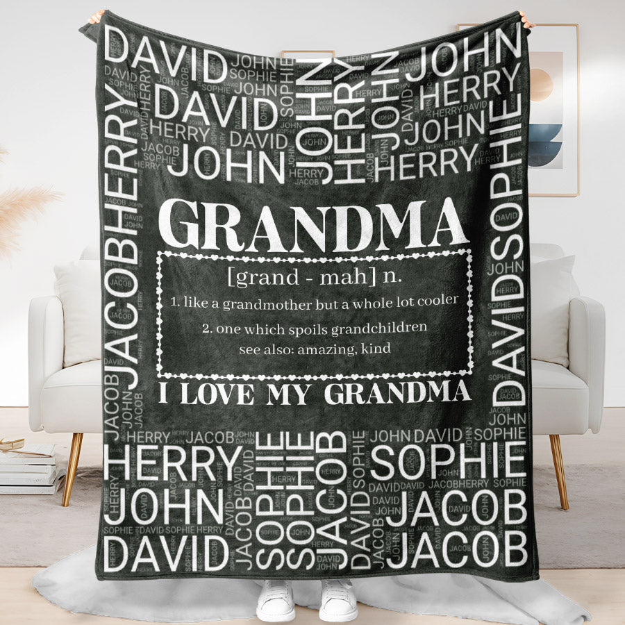 Grandmother's Stories Bright Birch Hooded Blanket