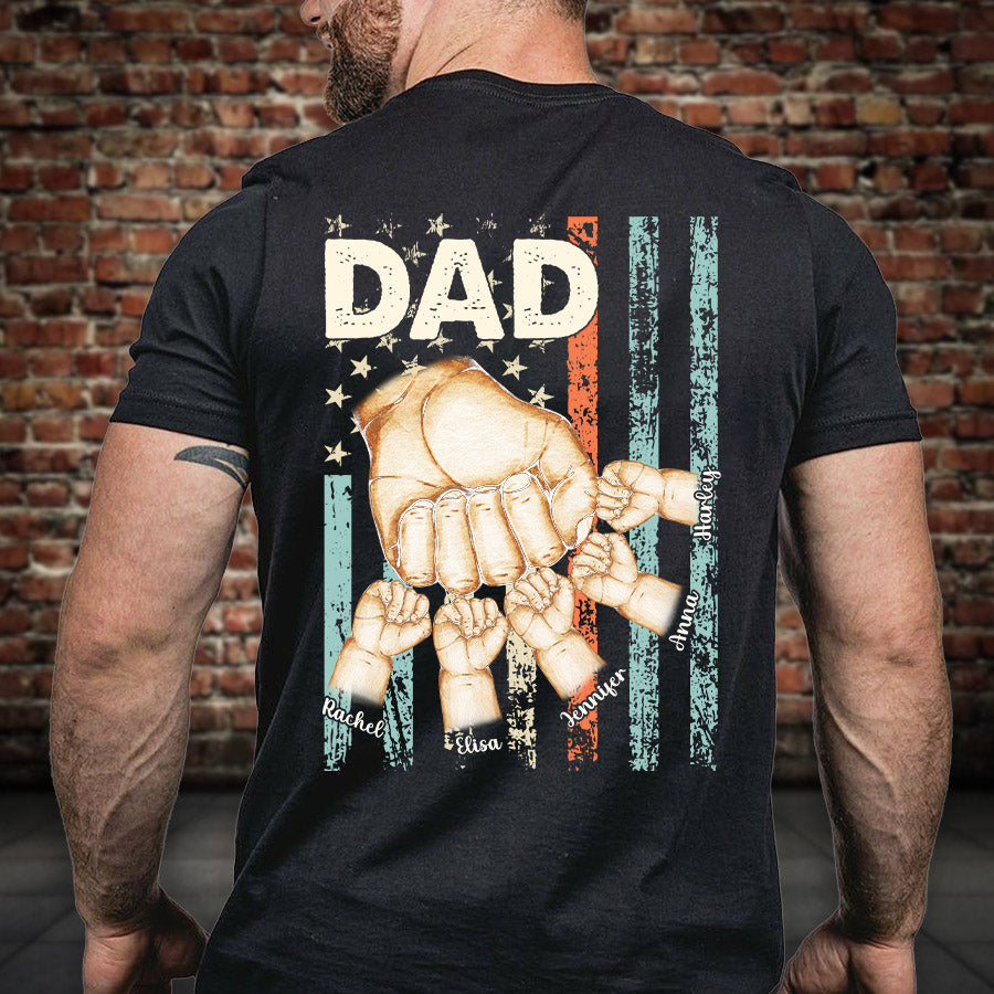 Happy Fathers Day Shirts Dad Tee Shirts Custom Dad Shirt With Kids — free download