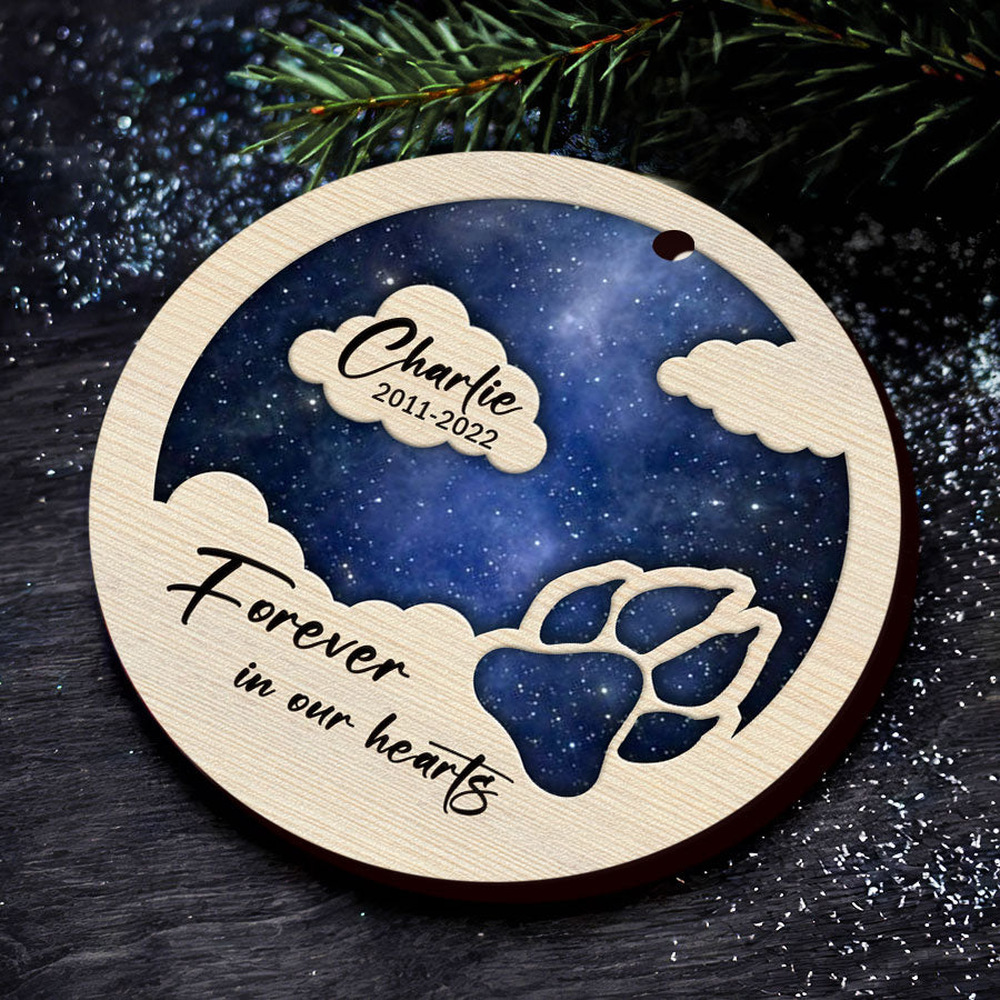In Memory Of Pet Ornament | Cat In Heaven Ornament | Forever In Our ...