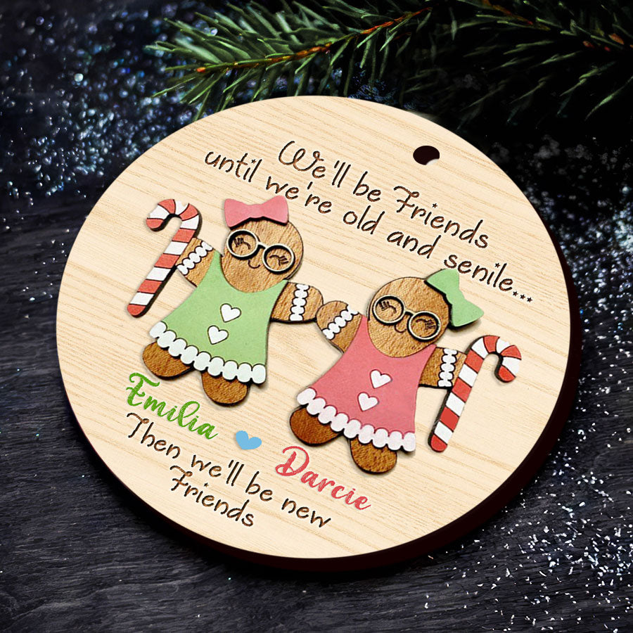 Ornament Friends Funny Best Friend Ornaments We'Ll Be Friends Until