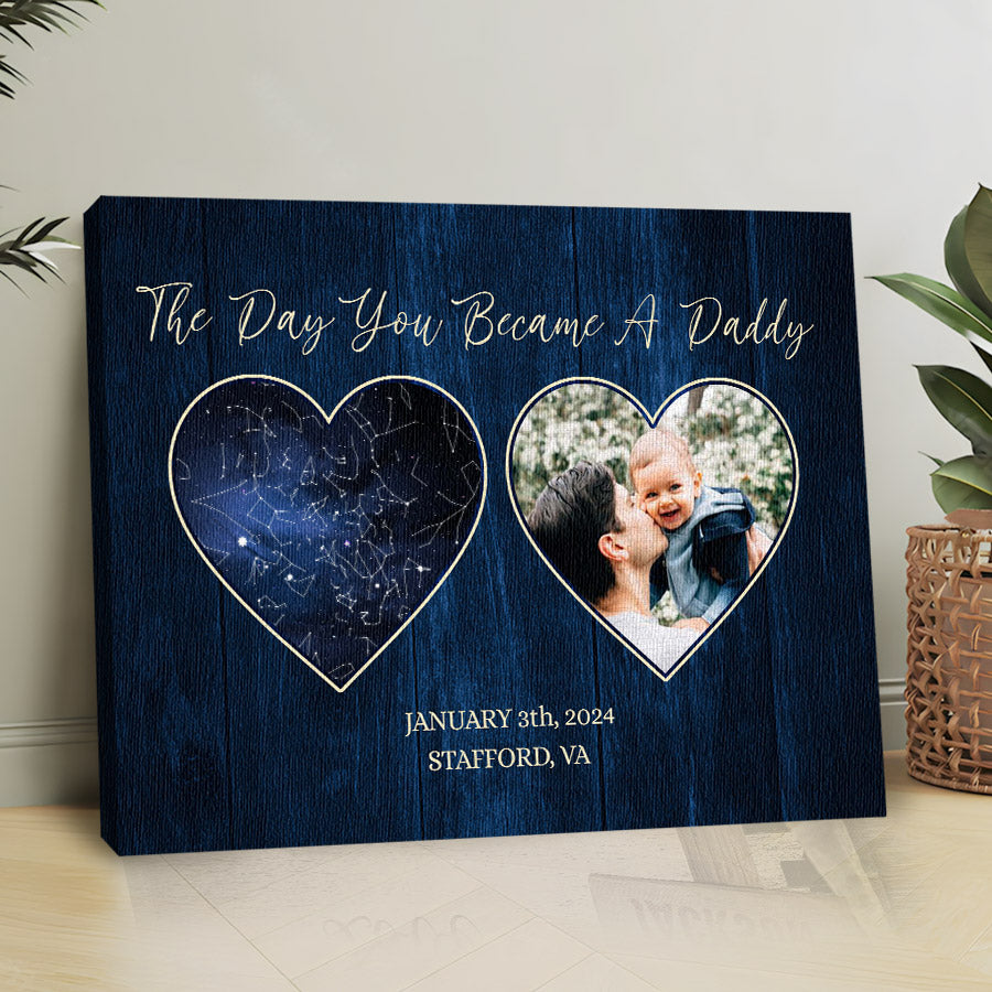 The Day You Became A Dad Personalized First Time Dad Gifts Custom the-day-you-became-a-dad-personalized-first-time-dad-gifts-custom