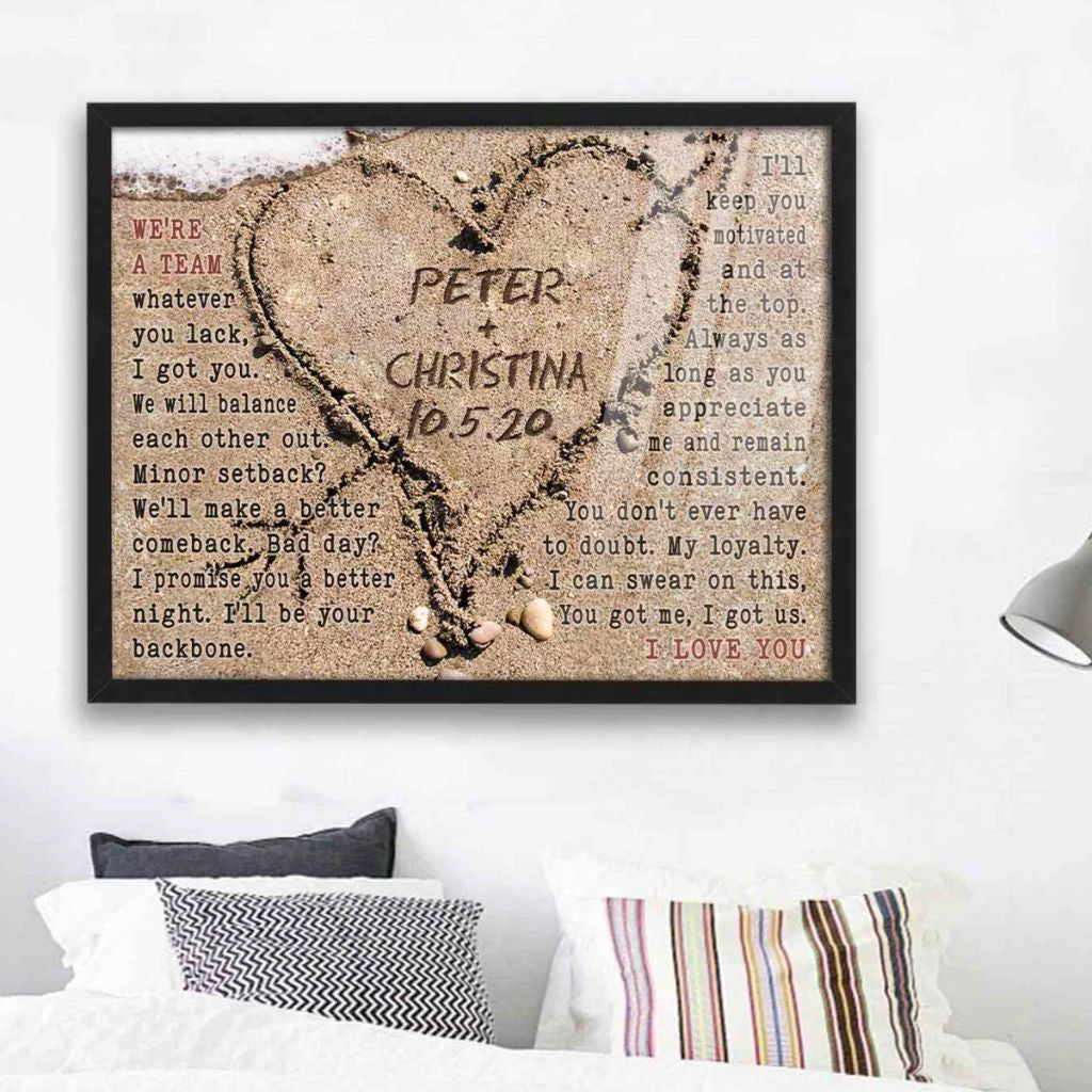 Personalized Valentine s Gifts for Him 4 Year Wedding Anniversary Gift