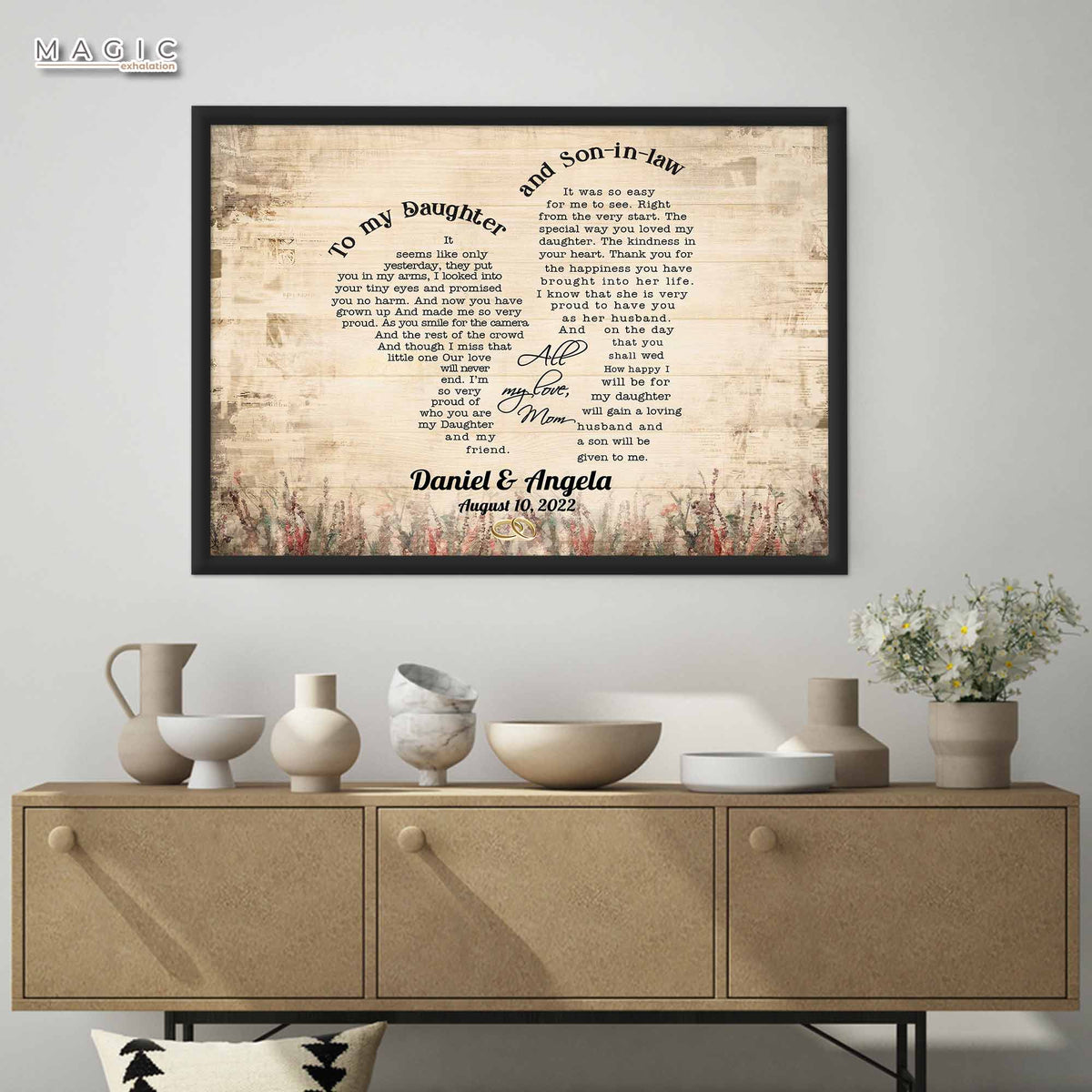 Custom Wedding Gifts For Son And Daughter In Law Unique Wedding