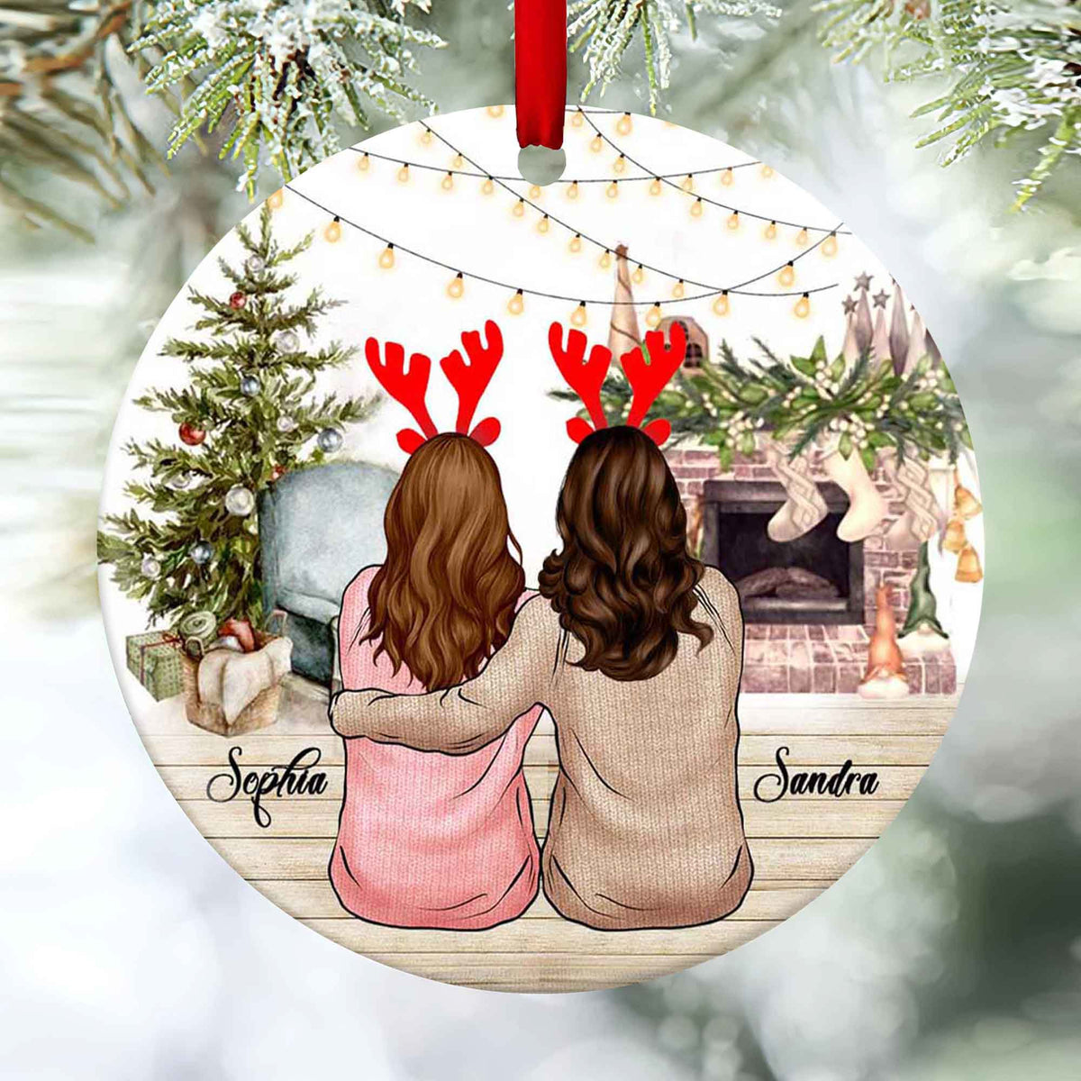 Custom Friend Ornaments For Christmas 2022 Besties Ornament For Best custom-friend-ornaments-for-christmas-2022-besties-ornament-for-best