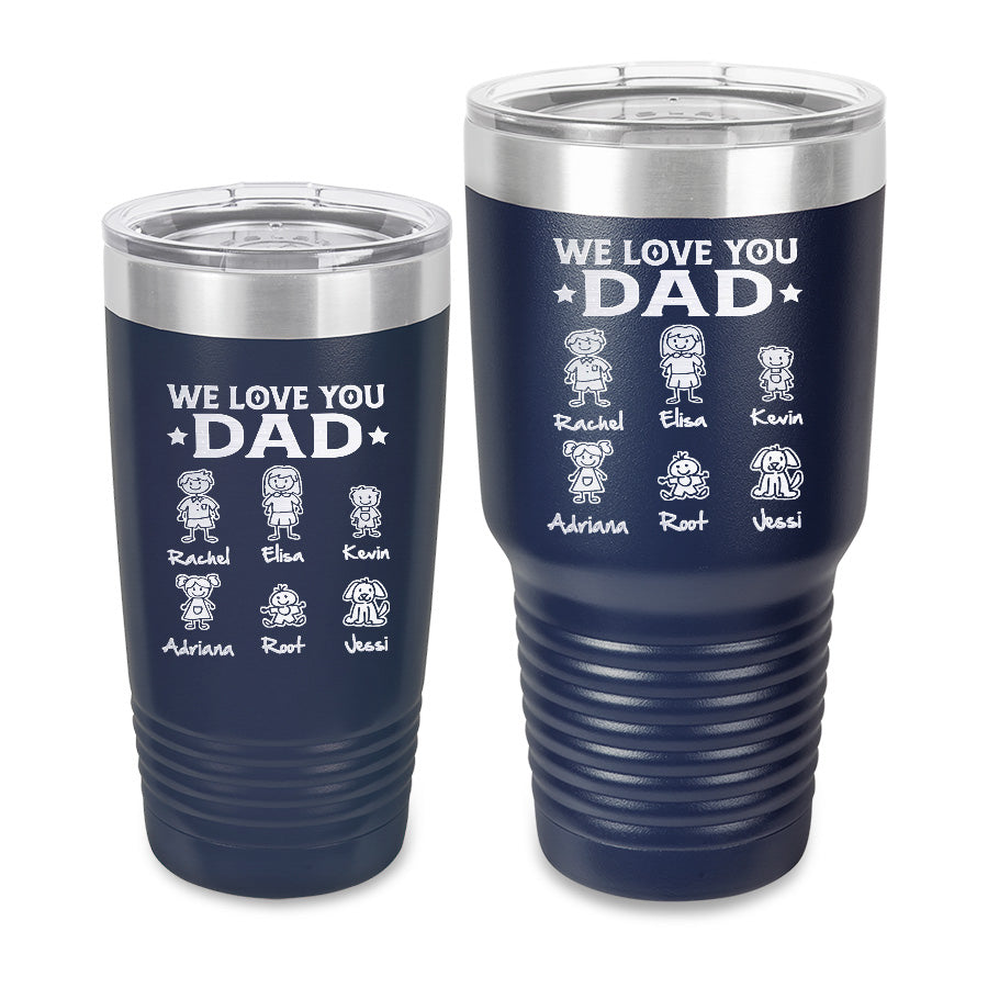Personalized Father's Day Soda Can Tumbler - Gift Idea for Father's Day - Our First Home Was Awesome main image 1