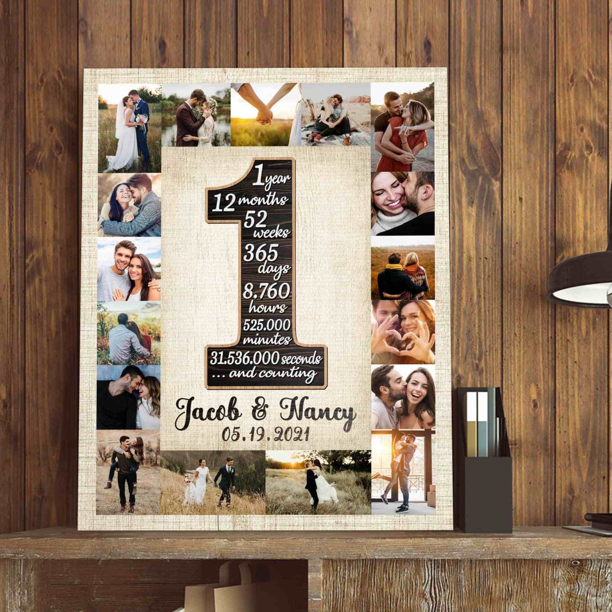 Picture Frame What To Give Boyfriend For One Year Anniversary