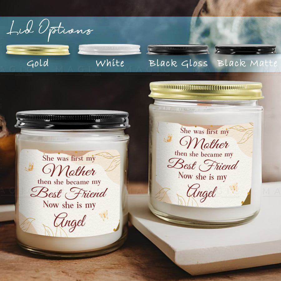 Memorial Candle for Mom in Heaven Mothers Day Memorial Gifts Magic