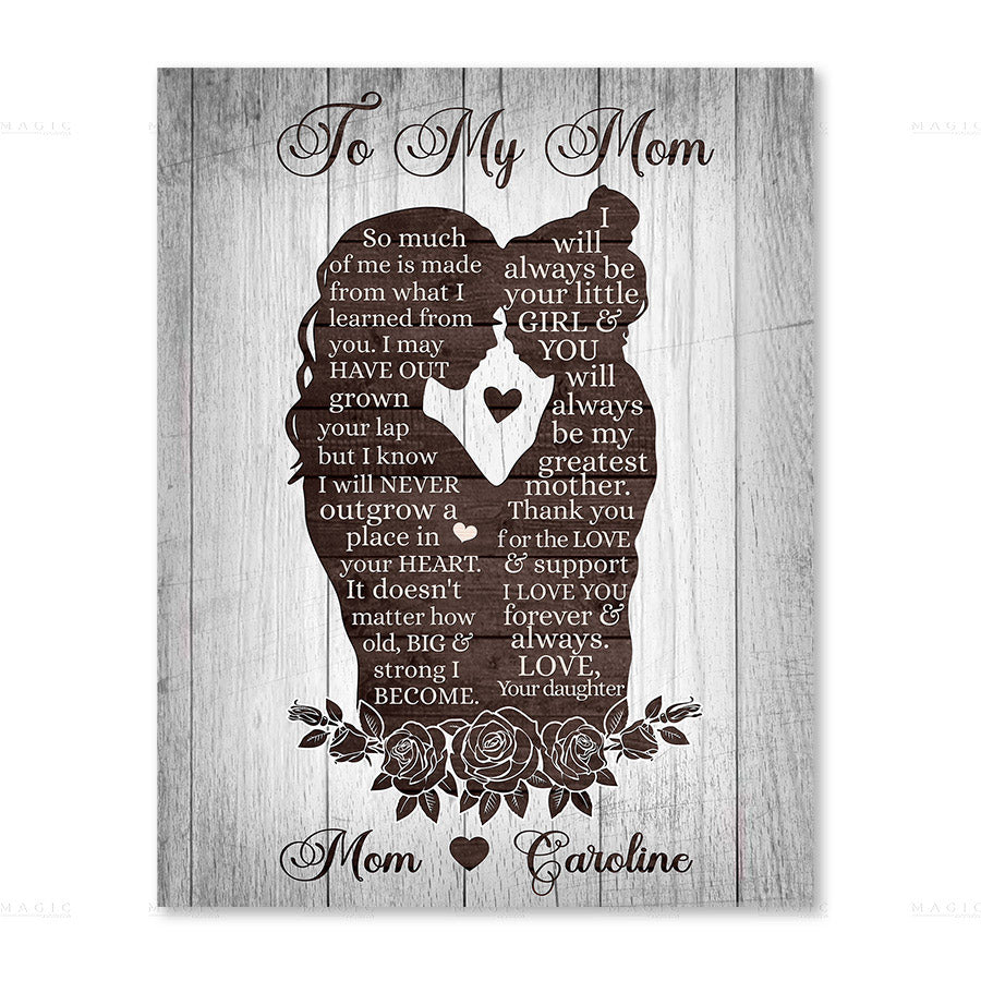 Personalized Mom And Daughter Gifts | Custom Mothers Day Gifts | To My ...