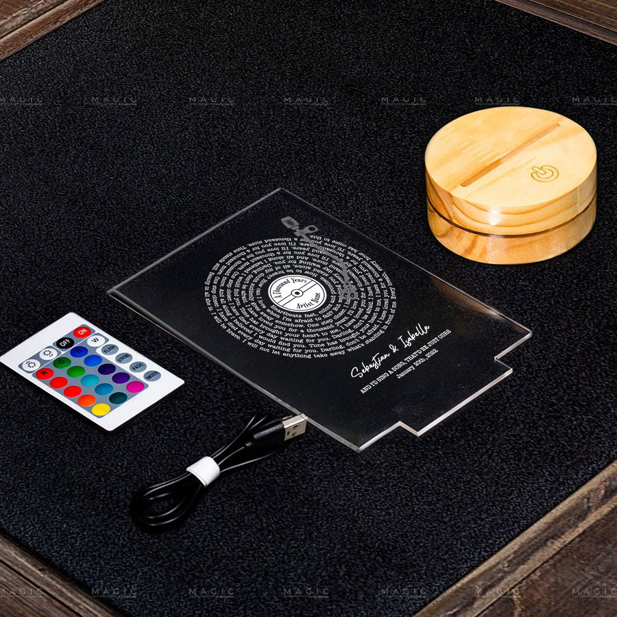 Personalized Valentine s Gifts Wedding Gift Song Lyrics for Husband