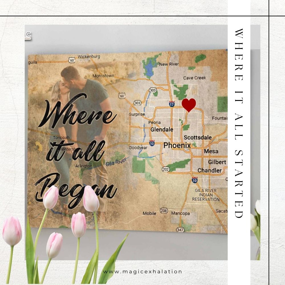 Top 9+ Where It All Started Map Gift for Your Spouse - 01/2026 - Magic ...