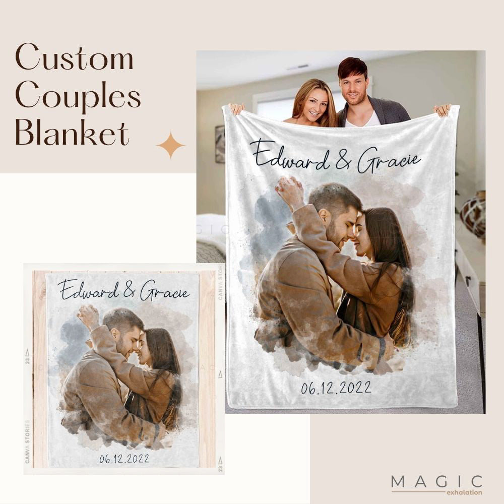 Top 6+ Super Soft Custom Couples Blanket for Sweetheart - 05/2026 ...