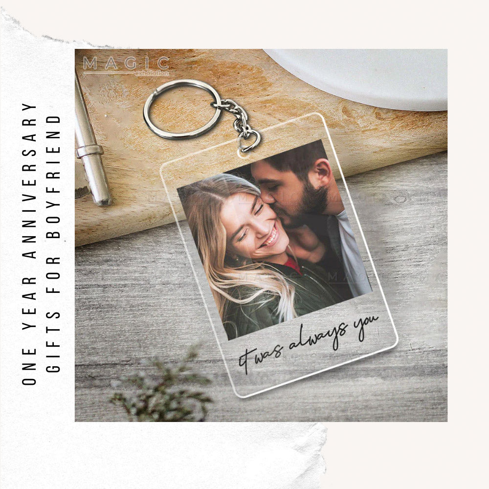 Custom Couples Photo Plaque Gift for Boyfriend, Personalized Cute Couples  Gift, 1 Year Anniversary Gifts for Boyfriend and Girlfirend 