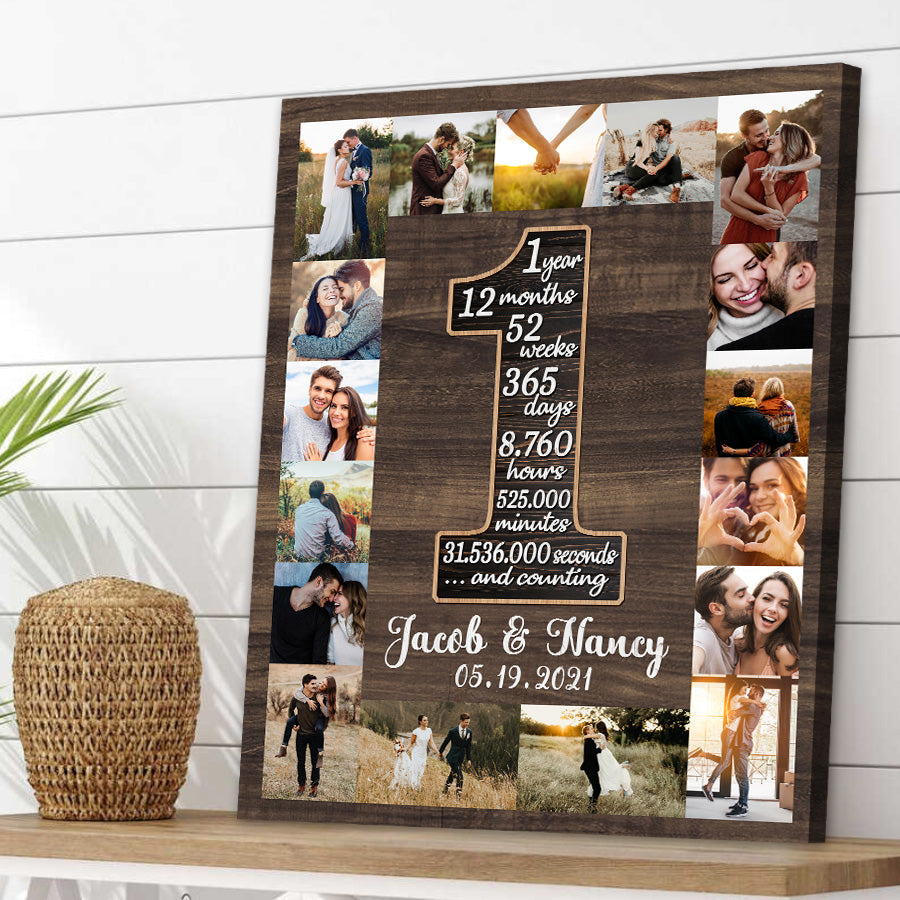 Personalized Canvas Prints Anniversary