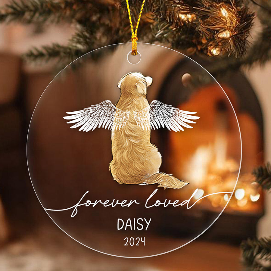 Dog Memorial Ornament