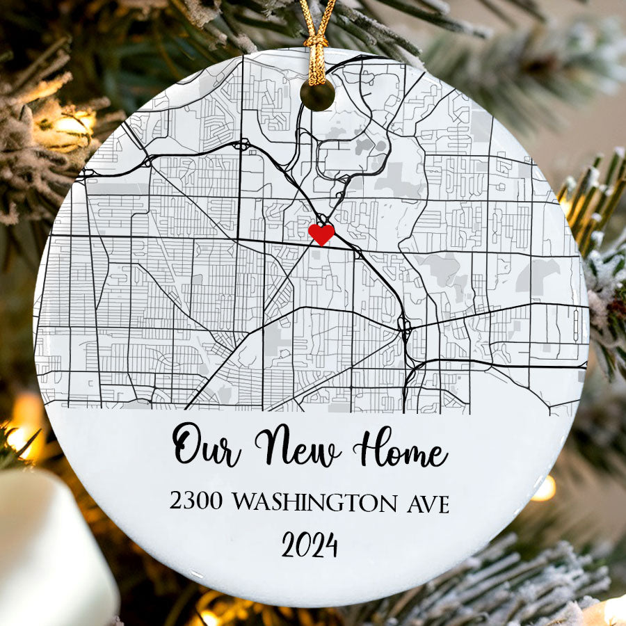 New Home Ornament Personalized