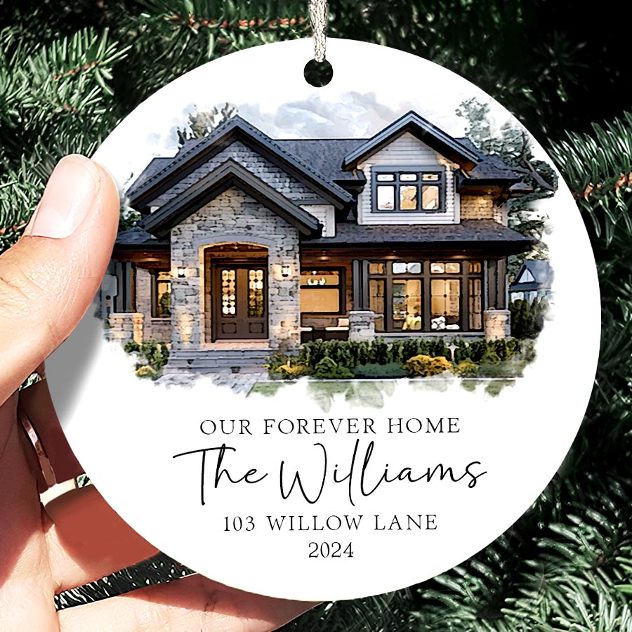 New Home Ornament Personalized