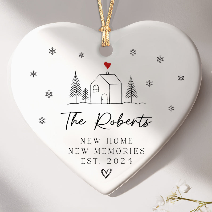 Personalized New Home Christmas Ornaments