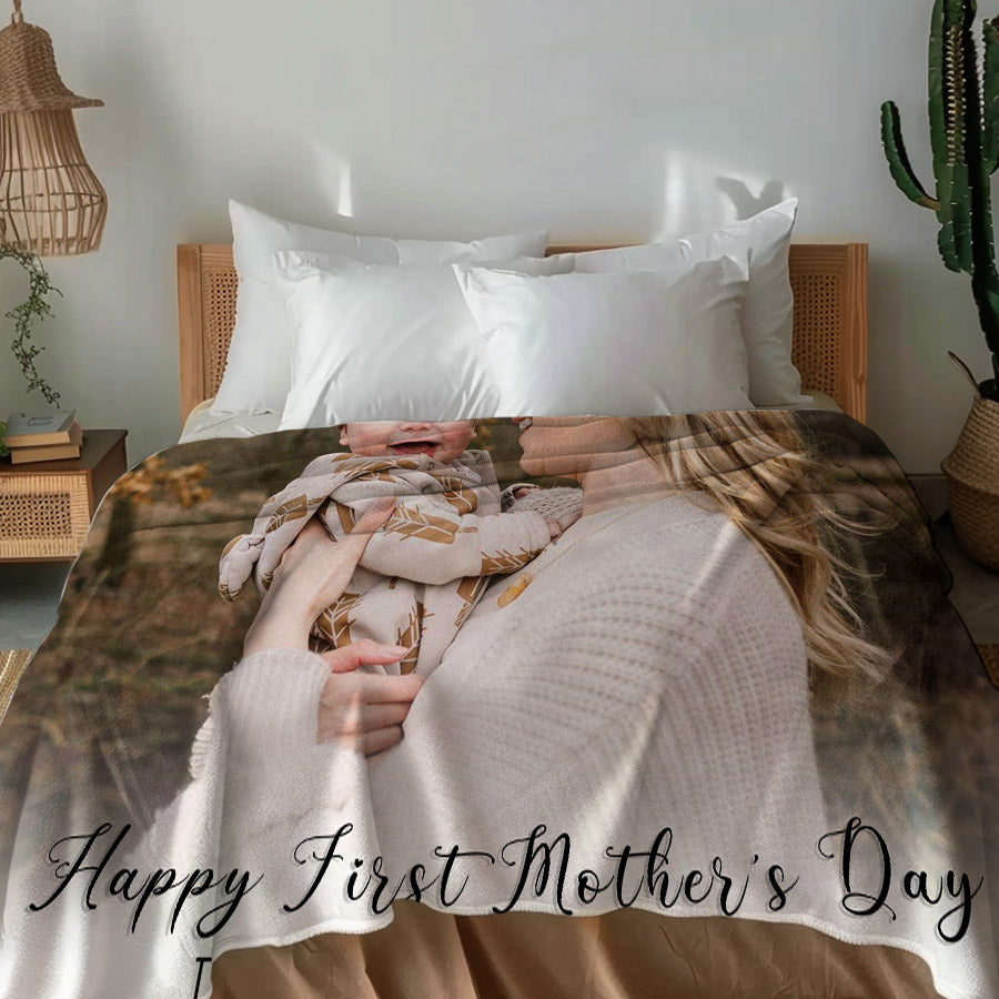 Mother’s Day Gifts for First Time Moms Blanket