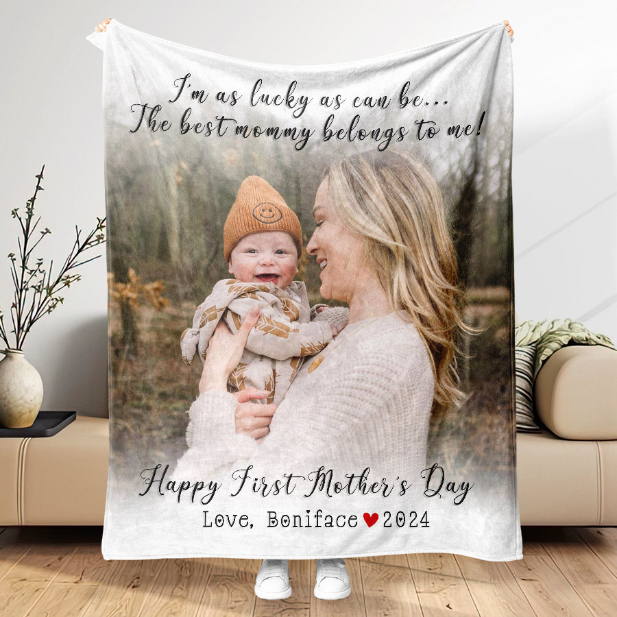 Mother’s Day Gifts for First Time Moms Blanket