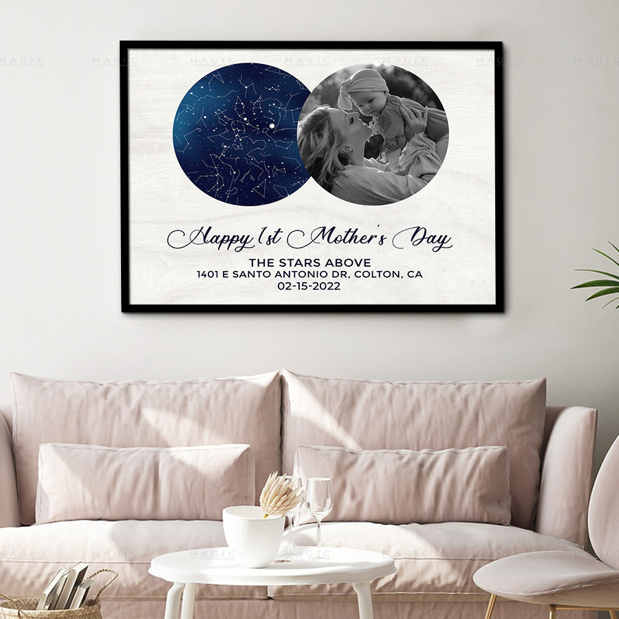 Mother’s Day Gifts for First Time Moms Canvas Decor