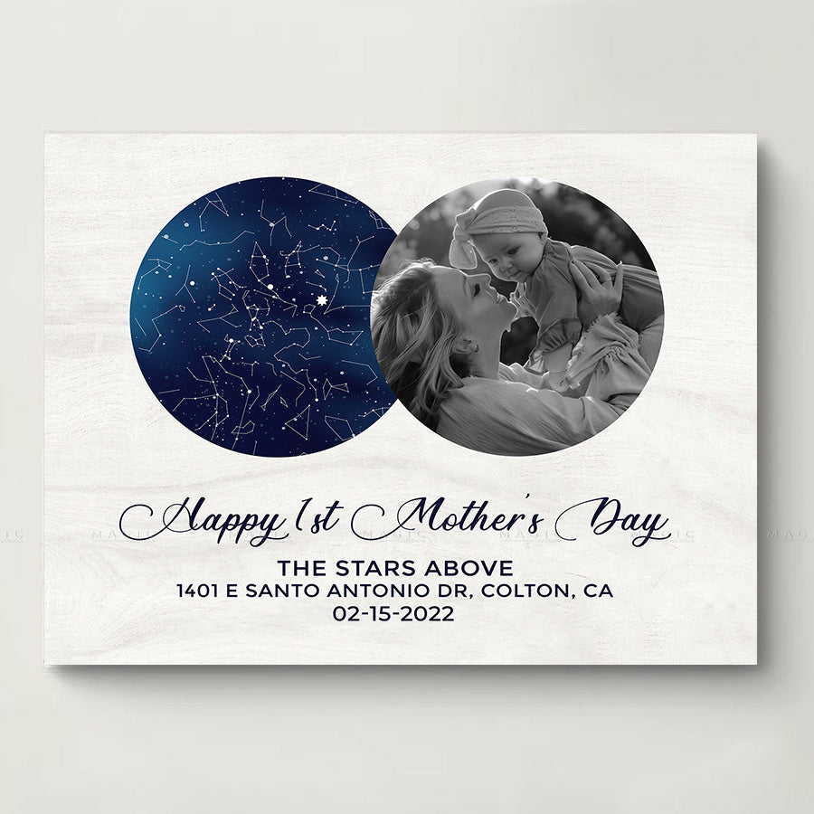 Mother’s Day Gifts for First Time Moms Canvas Decor