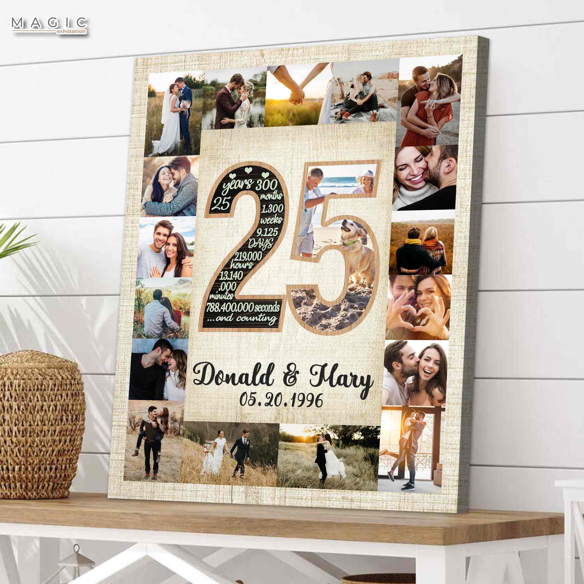 Personalized Photo Collage Canvas Print
