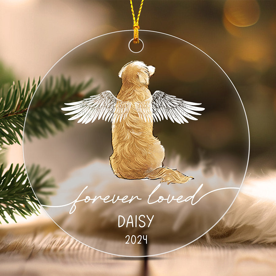 Dog Memorial Ornament