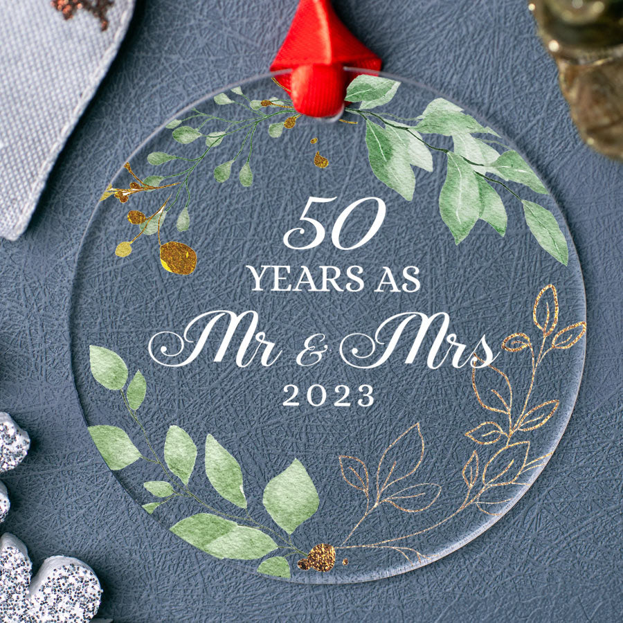 50 Year Anniversary Ornament