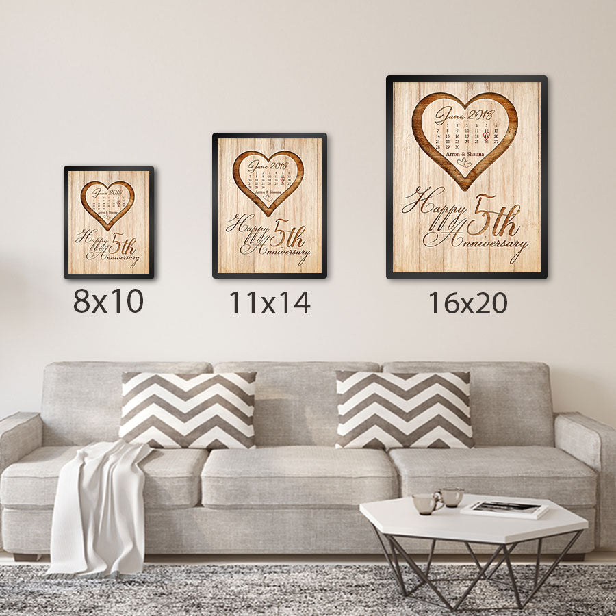 Gift for 5th Anniversary