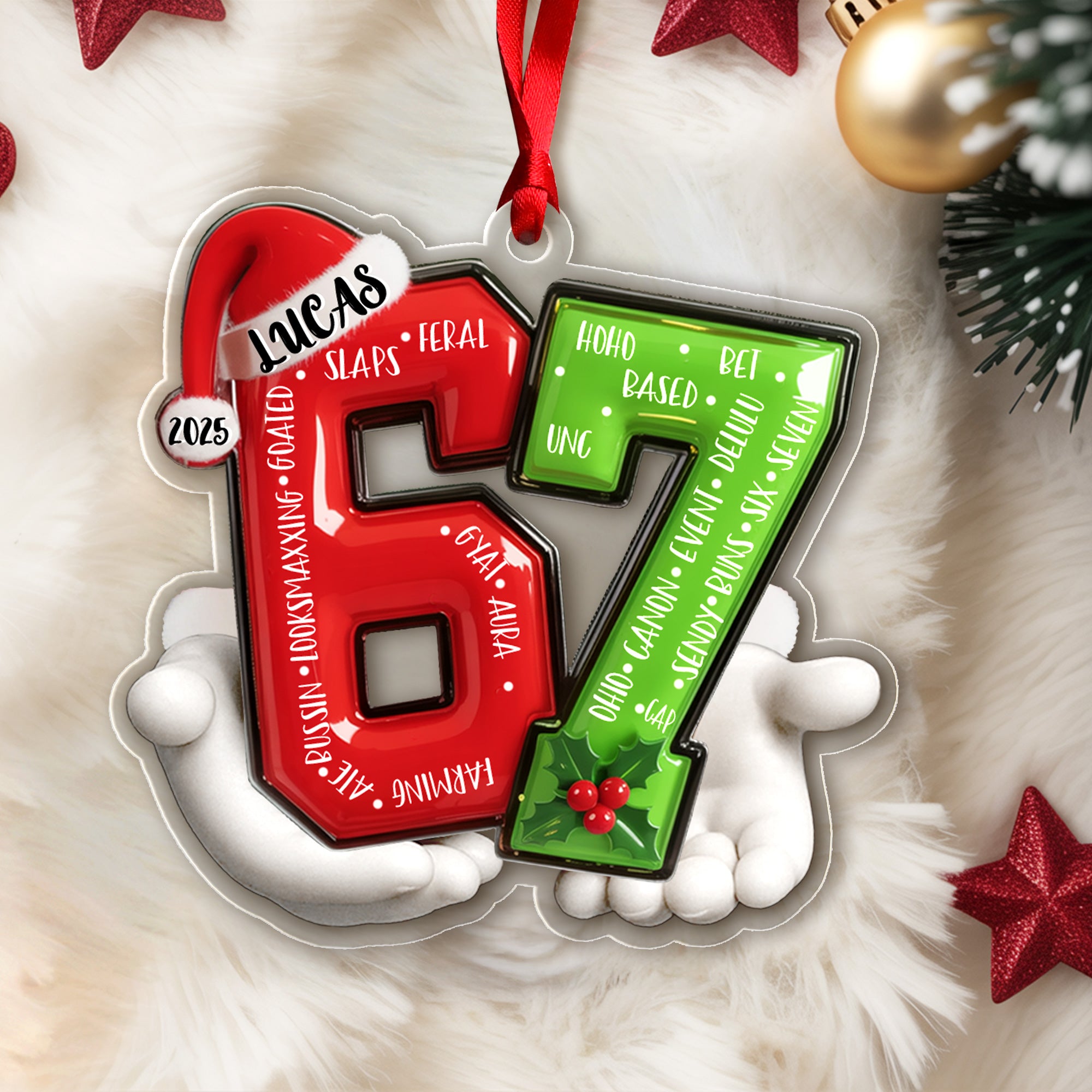 Custom 67 Ornament 2025