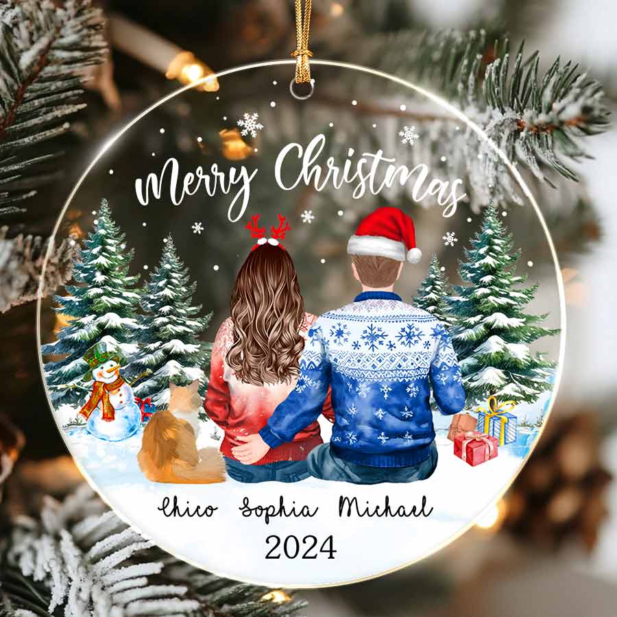 You And Me And The Cats Ornament