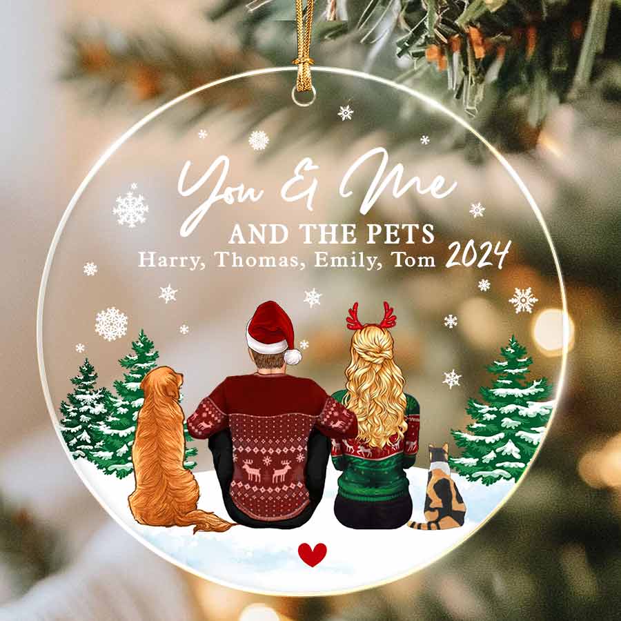 Custom Christmas Ornaments for Couples