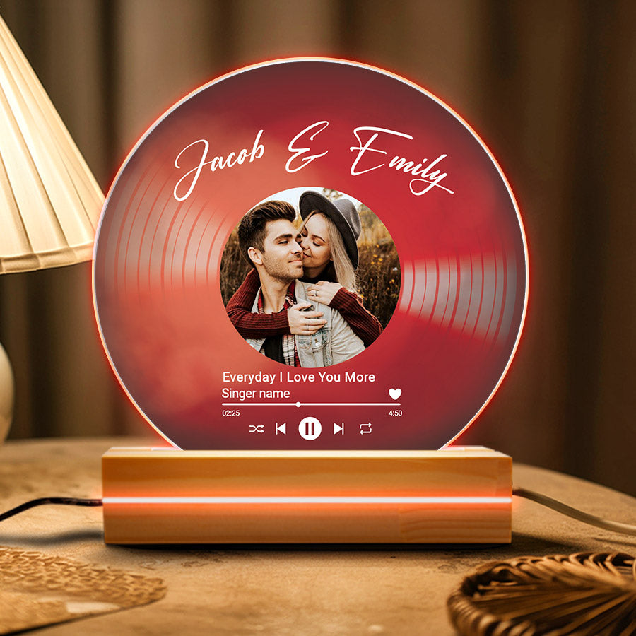 Personalized Vinyl Record With Picture
