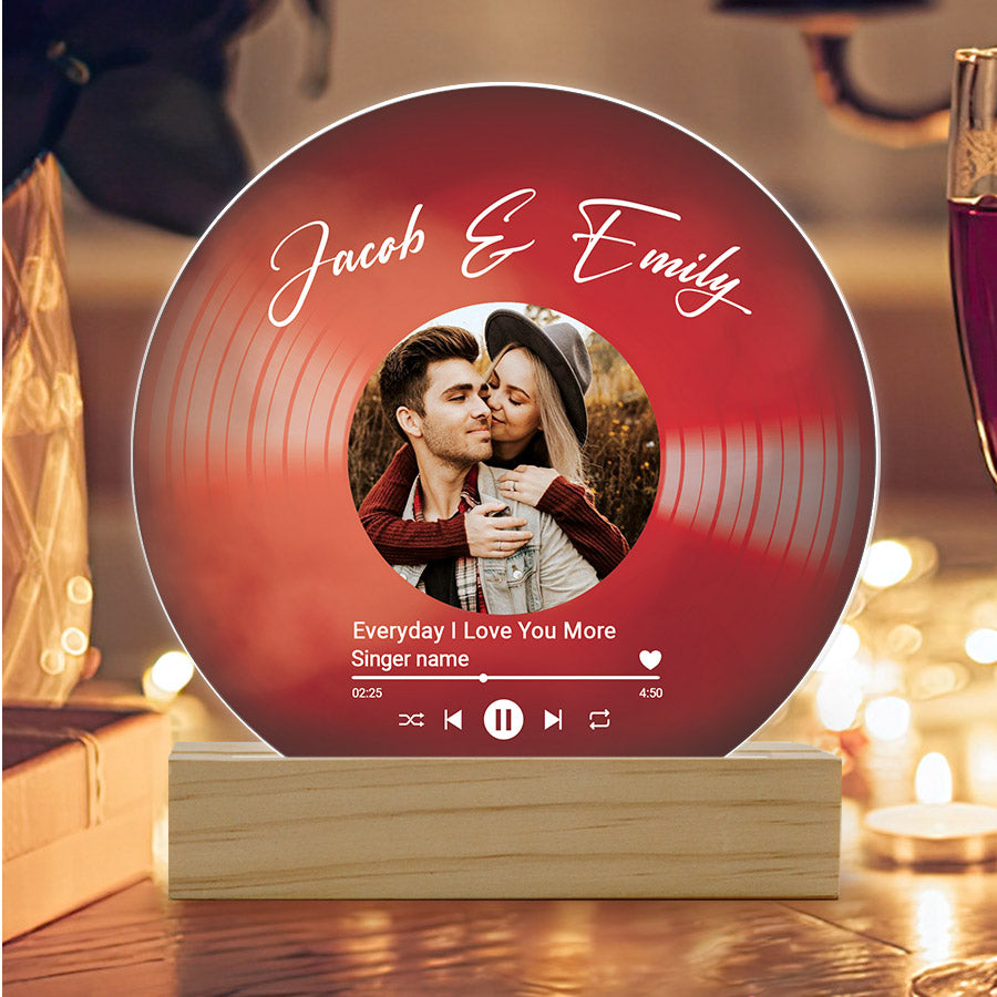 Personalized Vinyl Record With Picture
