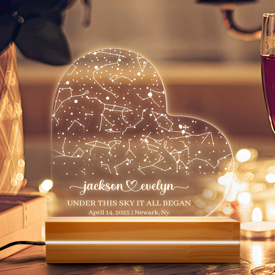 Stars On The Night We Met Gift