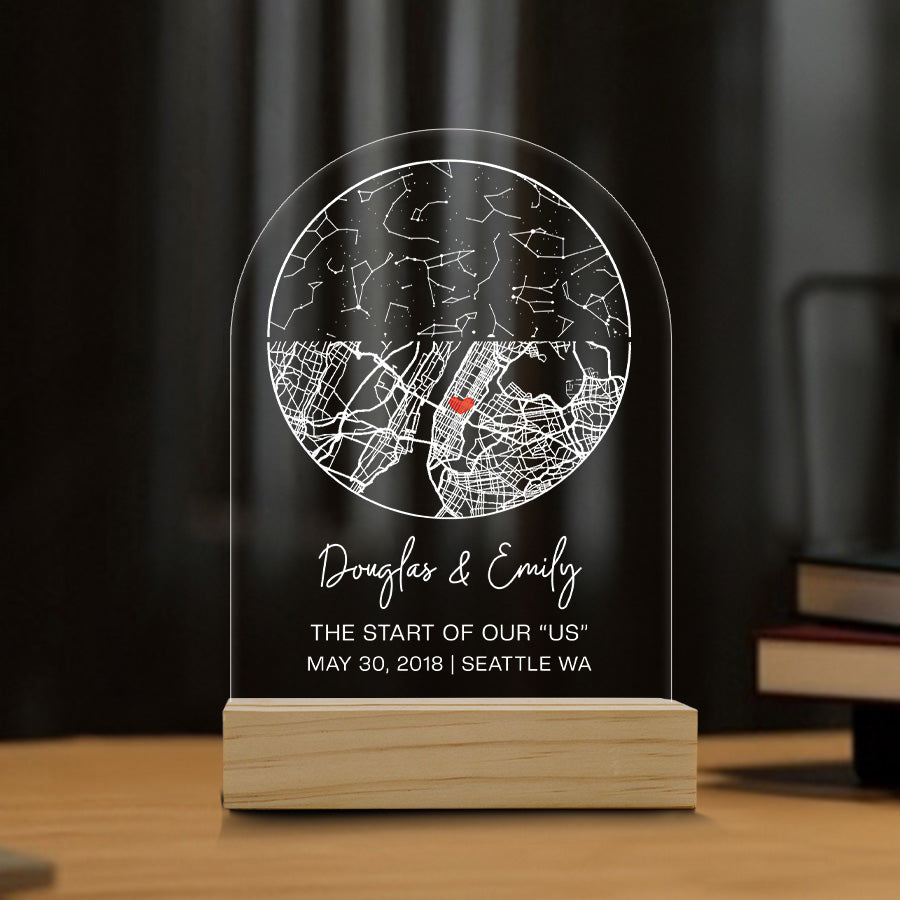 Custom The Sky The Night We Met Plaque Gift