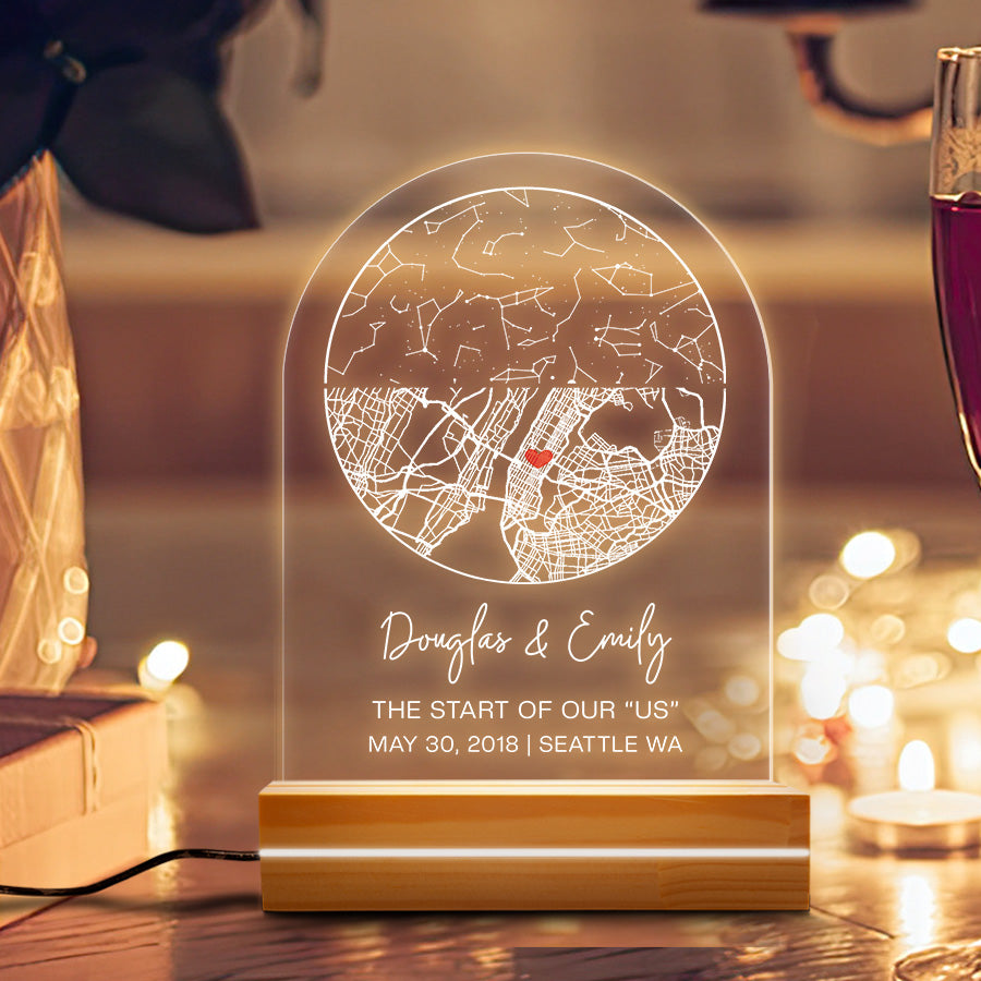 Custom The Sky The Night We Met Plaque Gift