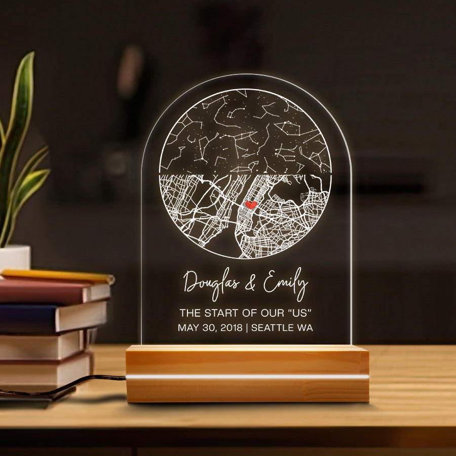 Custom The Sky The Night We Met Plaque Gift