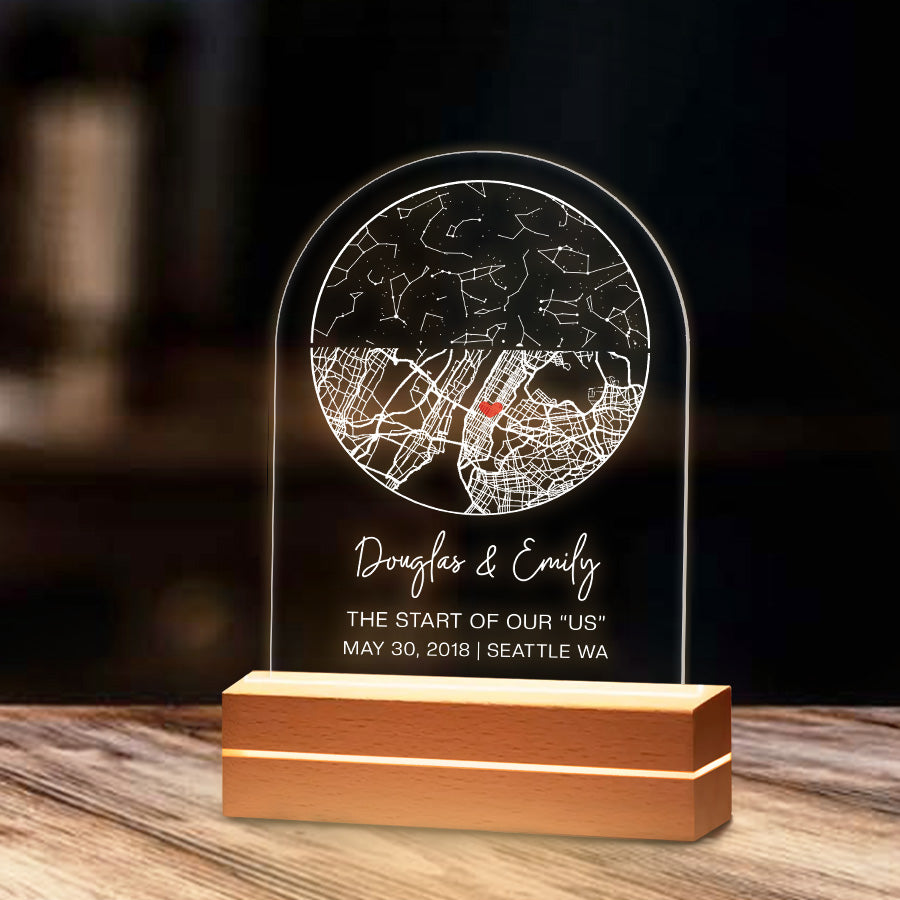 Custom The Sky The Night We Met Plaque Gift