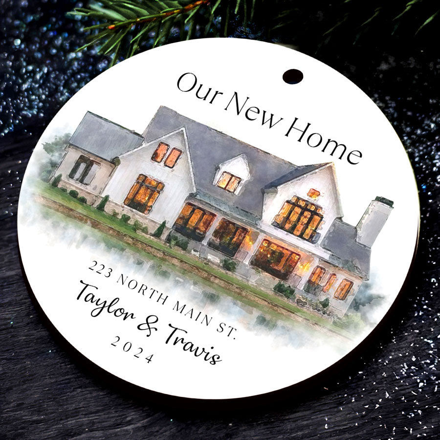 New Home Ornament Personalized