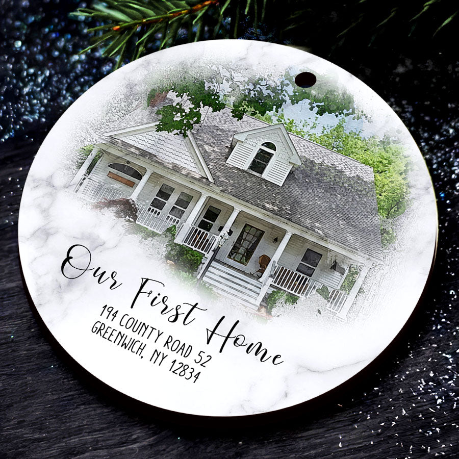 New Home Ornament Personalized