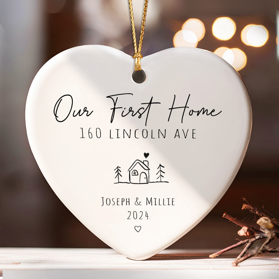 First Christmas in Our New Home Ornament