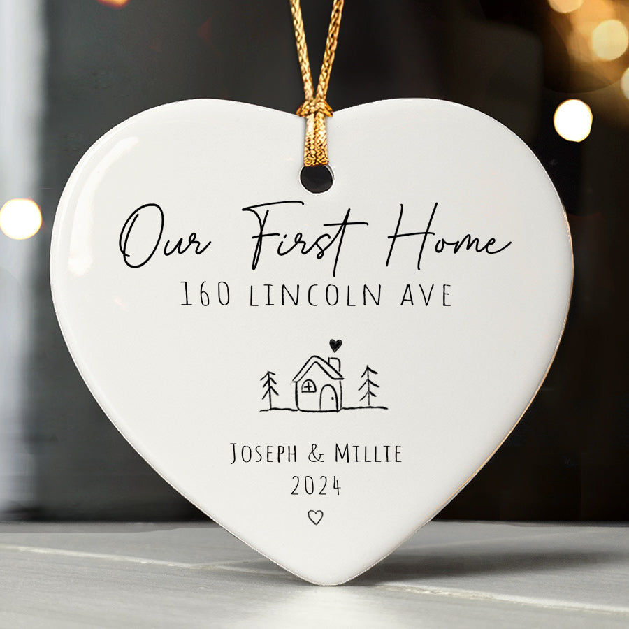 First Christmas in Our New Home Ornament